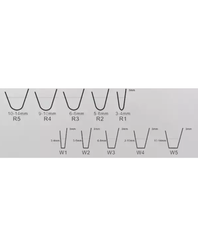 KIT TRACAGE DE TAPIS DE 20 PCS -N° (W3)