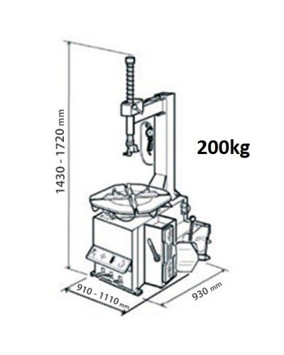 Démonte Pneus Equipment de Garage Professionnel