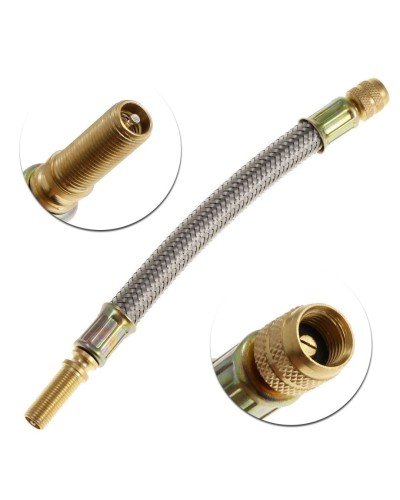 RALLONGE DE VALVE EN CAOUTCHOUC RENFORCÉE 200 MM PAR -(1pics)