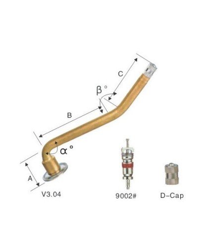 Valve Tuables Métal Pour Camion-V3-04-6 (vente1pcs)