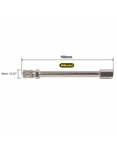 VALVE MÉTAL RALLONGE CAMION 100 mm (Vente1pcs)