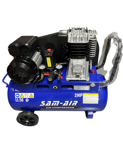 Compresseur D'air Courroie 50L- POUR LAVAGE ET ATELIER MECANIQUE