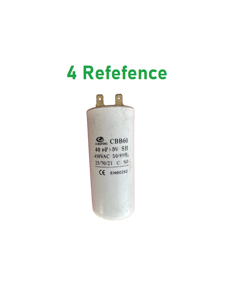 Condensateur De Rechange Pour Moteur Mono 4 Reference