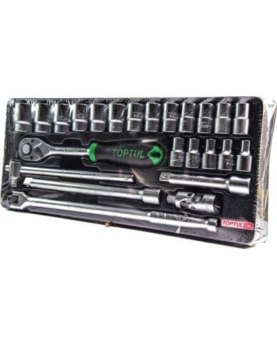 Plateau douilles clés embout Module 24 douilles 1/2" -8 à 32