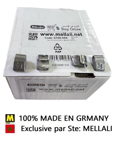 Masse D’ équilibrage Standard 05 Gr-Vent.100 Pics