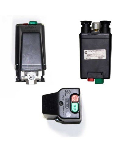 PRESSOSTAT 12 BARS TRIPHASÉ AVEC PROTECTION MAGNÉTO-THERMIQUE 6.3/10 A