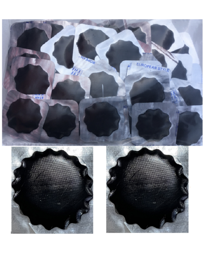 Pièces Emplâtres pour réparations des chambres a air 30mm (Vente100 pcs )