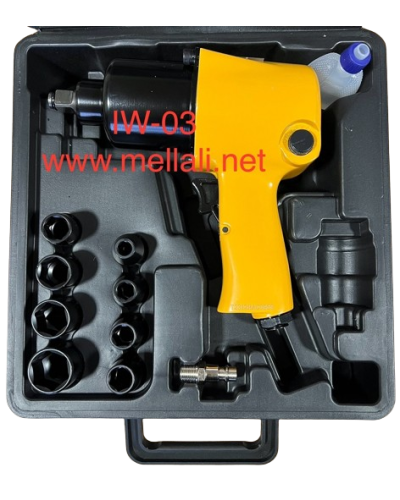 CLE A CHOC PNEUMATIQUE 1/2" PROFESSIONNELS  AVEC 8 DOU MODEL IW-03
