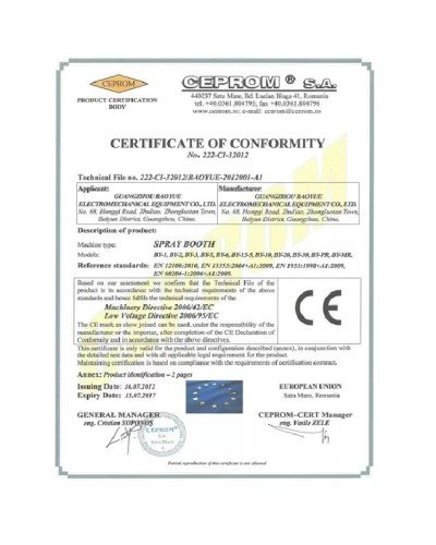 Cabine de peinture d'autobus diesel professionnelle 20mt