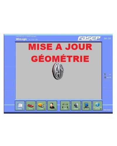 Mise à jour base de données constructeur pour appareil de géométrie  FASEP