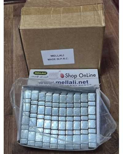 Masses d’équilibrage Autocollant en acier pour jantes en aluminium. Vente BOITE 400 Pics