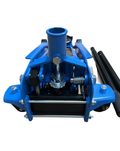 Palette de cric jack 20 pics Cric rouleur hydraulique 3 ton Bleue