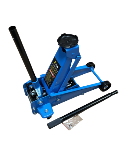 Palette de cric jack 20 pics Cric rouleur hydraulique 3 ton Bleue