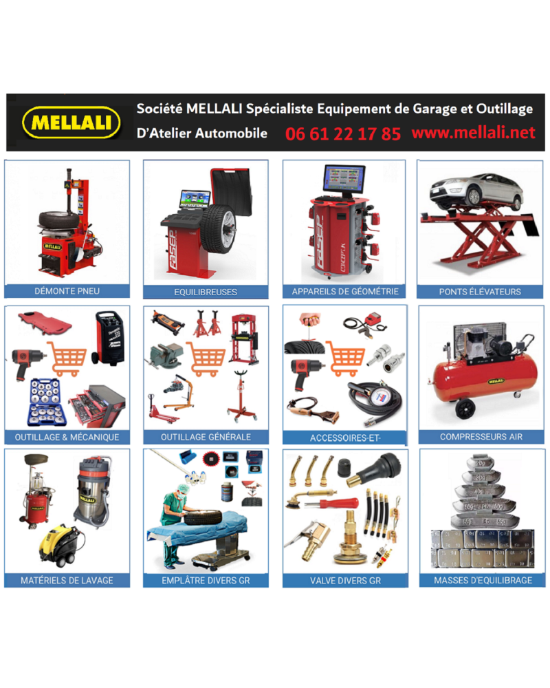 Equipement Mellali PNEU MAROC