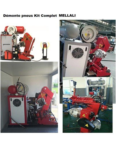 Démonte pneus poids lourds pour service mobile