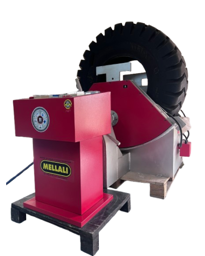 Machine de vulcanisation partielle de pneu pneus 23,5-25