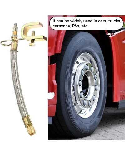 RALLONGE DE VALVE EN CAOUTCHOUC RENFORCÉE 200 MM PAR -(1pics)