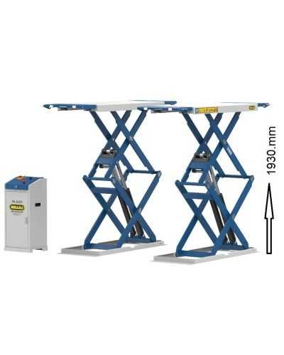 Ponts élévateurs double ciseaux A Poser 4 Cylindre Professionnel 3.5 Ton