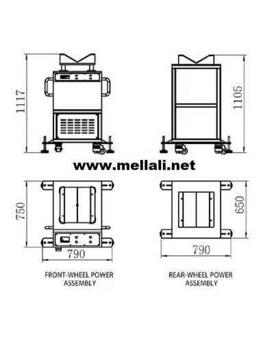 machine de suspension contreclé châssis automobile KIT.4