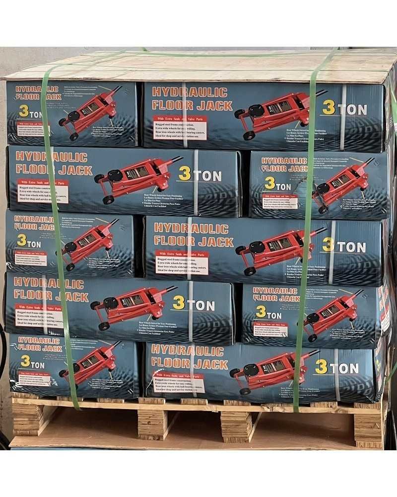 Palette de cric jack 20 pics Cric rouleur hydraulique 3 ton Bleue