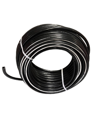 TUYAU A AIR EN CAOUTCHOUC SOUPLE 8 x15  20 bar-Noir 50mt