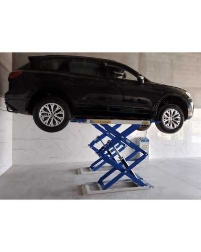 Ponts élévateurs double ciseaux A Poser 4 Cylindre Professionnel 3.5 Ton