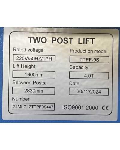 Equipement de garage Pont élévateur Deux colonnes électro hydraulique