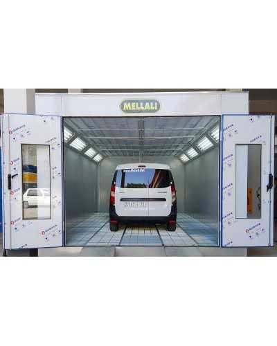 Cabine de peinture Diesel, 7 mt- Brûleur  Italien