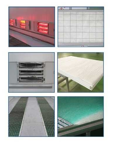 CABINE DE PEINTURE À CHAUFFAGE ÉLECTRIQUE 7 mt