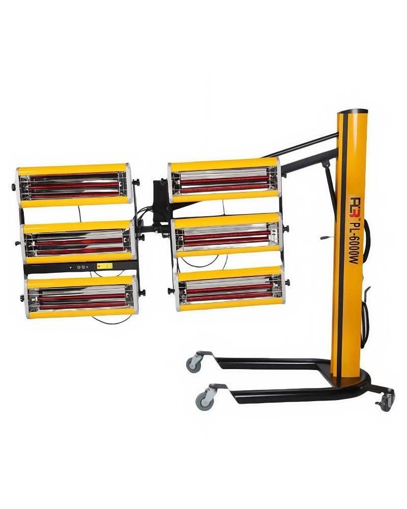 Sécheur Lampe de peinture automobile infrarouge PL6000W