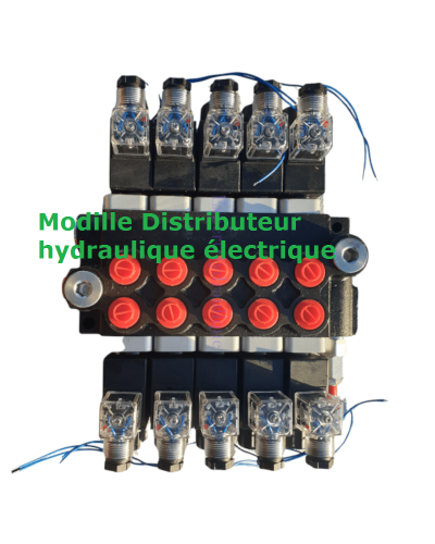 DISTRIBUTEUR HYDRAULIQUE  ELECTRIQUE POUR DÉMONTE PNEU .D56