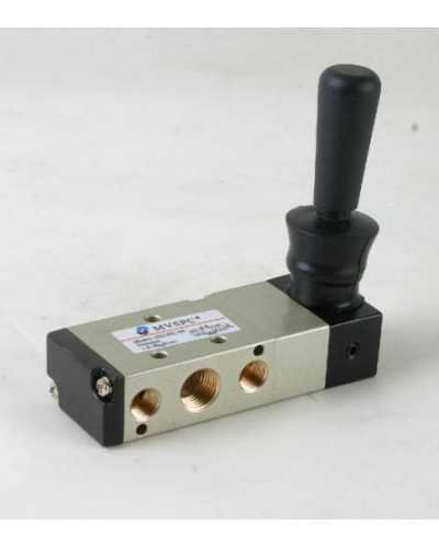 Control Pneumatic machine Valve 5 Port 3 Position Hand Lever Valve