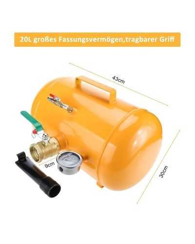 FreeTec 20L Aide au Gonflage de Pneu pour le Montage de Pneus sans Chambre à Air de Voiture et de Camion