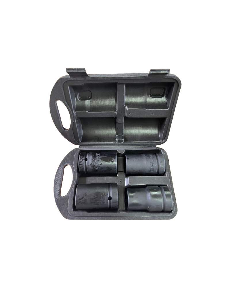 COFFRET DOUILLES POUR CLÉ  À CHOC 1" POUCE PROFESSIONAL 4 pcs