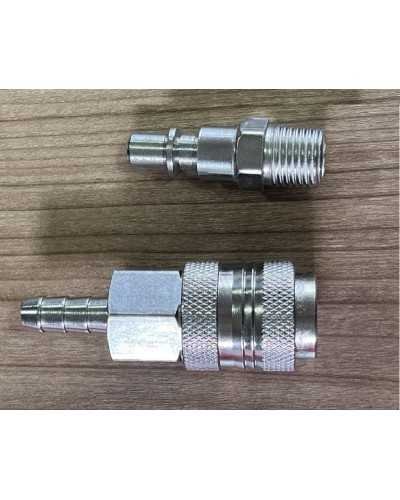 PRISE RAPIDE POUR TUYAU DE AIR 8" PLUS RACCORD MAL FILETAGE