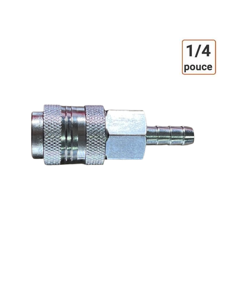 PRISE RAPIDE POUR TUYAU- D8" 1/4-M