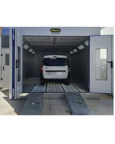 Cabine de peinture Diesel, 7 mt- Brûleur  Italien